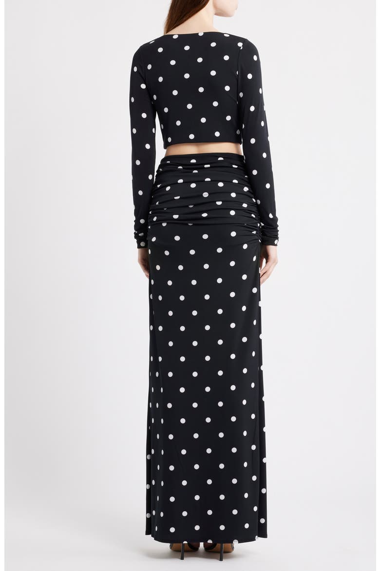 Rafaela Two-Piece Crop Top & Maxi Skirt Set, Alternate, color, SPOTLIGHT