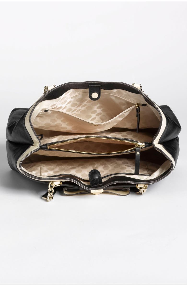 Kate Spade New York 'hancock park - maryanne' leather bow shopper, large, Alternate, color,