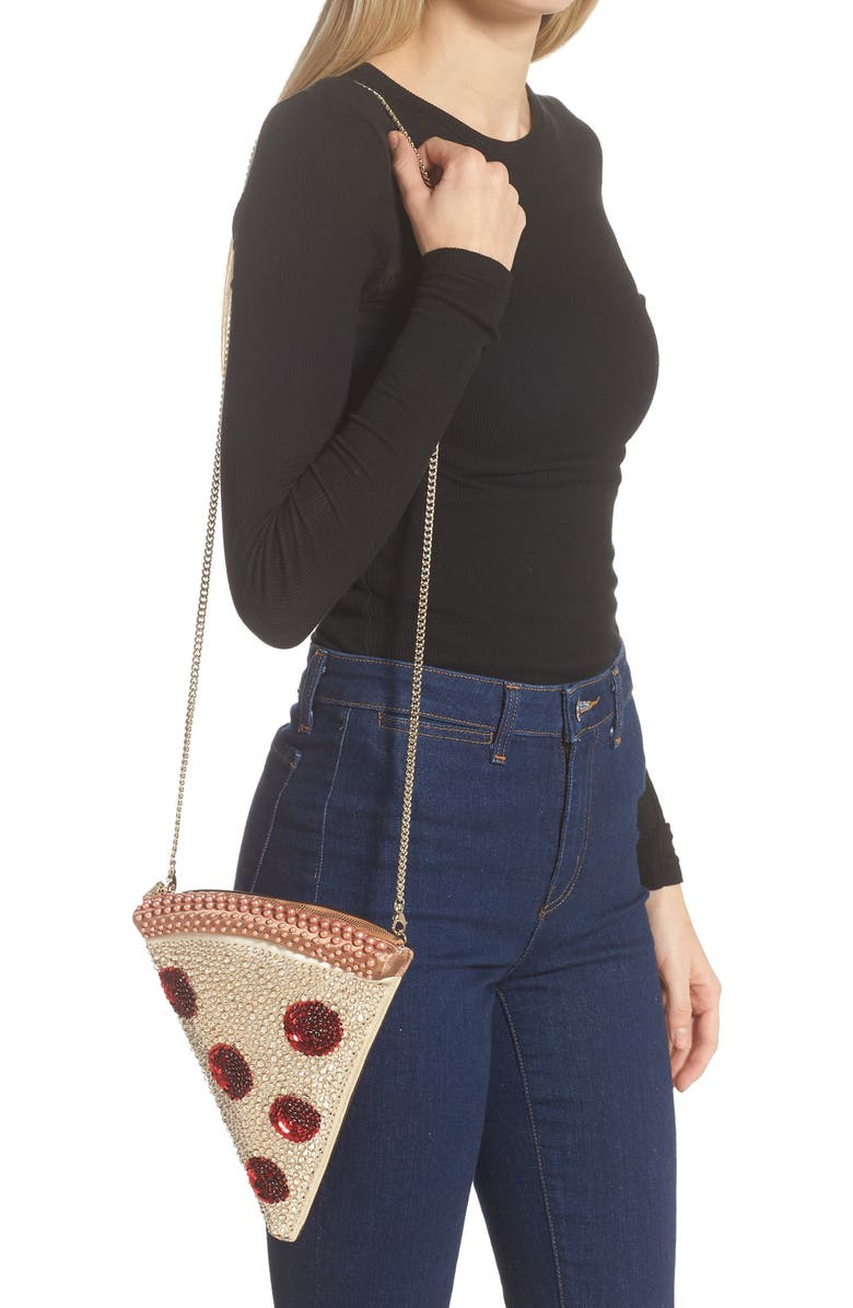 Kate Spade New York slice 3d pizza crossbody bag, Alternate, color,