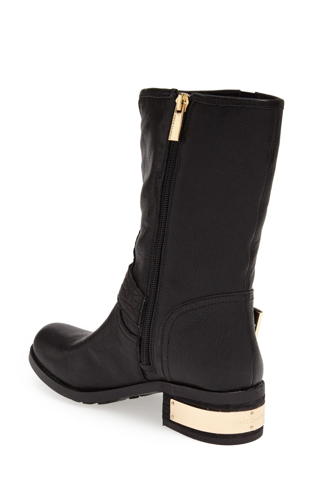 'Walda' Boot, Alternate, color, BLACK