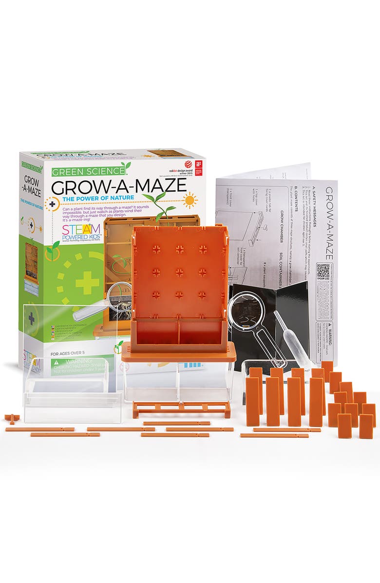 4M Green Science Grow A Maze, DIY Mini Plant Growth Lab, Kids 5+, Alternate, color, Multicolored