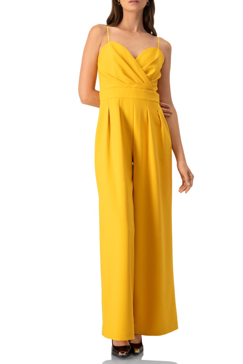 Wide-Leg Yellow Jumpsuit (Women) | Nordstrom