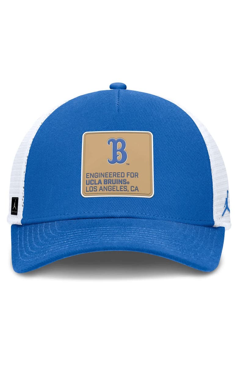 Jordan Brand Men's Jordan Brand  Blue/White UCLA Bruins 2025 On-Field Rise Engineered Trucker Adjustable Hat, Alternate, color, Blue