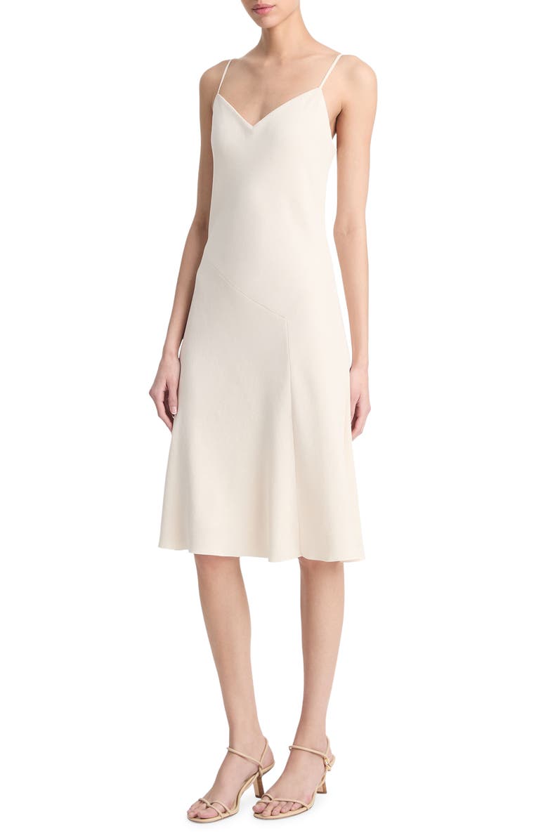 Vince Ballet Slipdress, Alternate, color, Flaxen