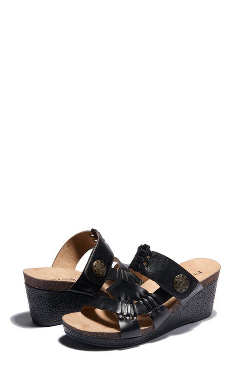 Shop Halsa Footwear Hälsa Footwear Genoa Wedge Sandal In Black