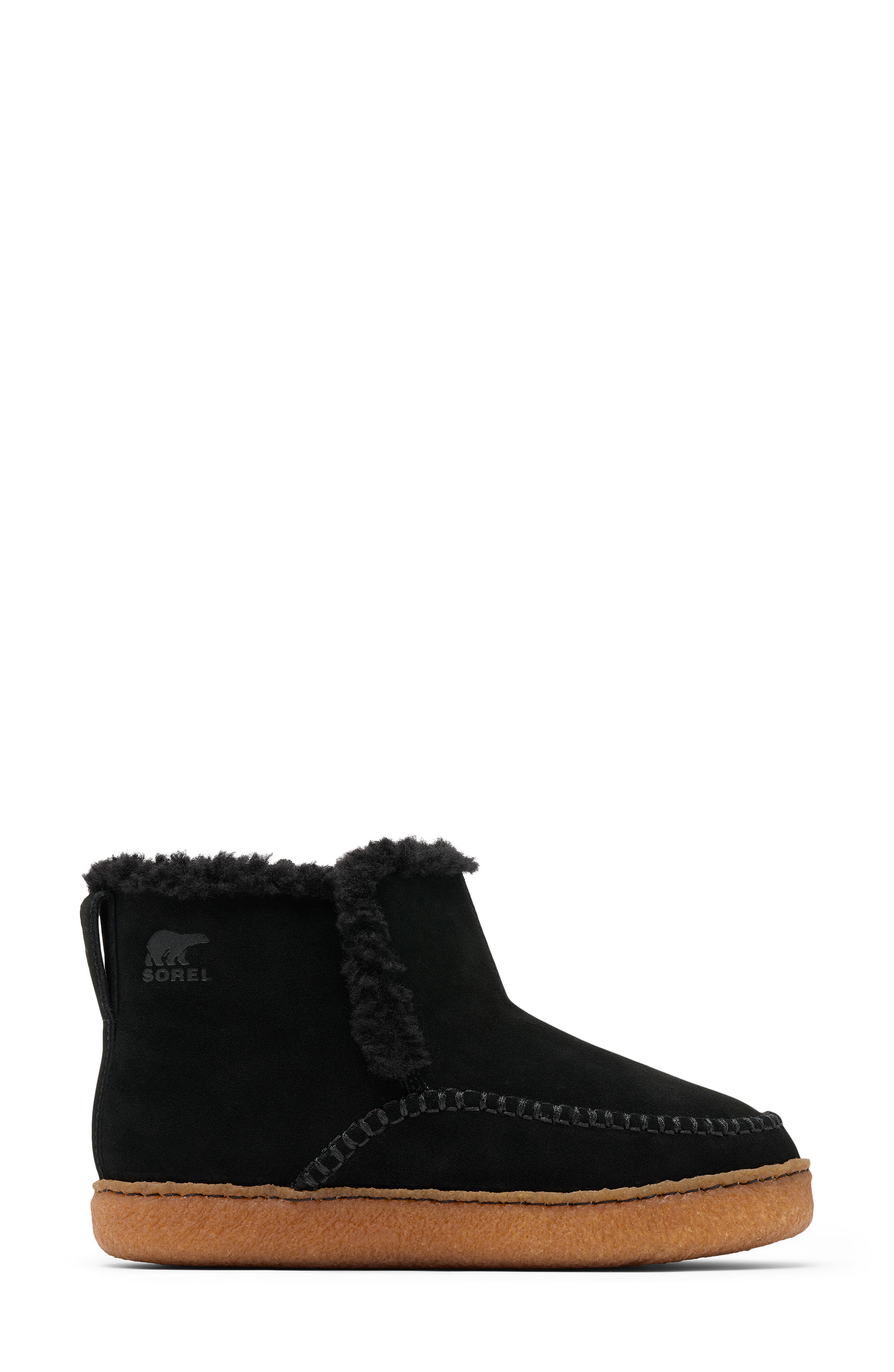 Nakiska III Faux Fur Lined Bootie, Alternate, color, BLACK/ GUM 2
