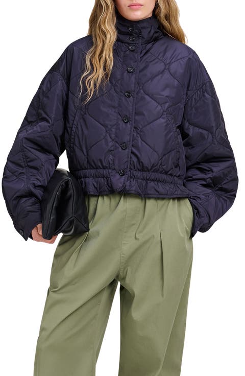 Claudia Quilted Bomber Jacket