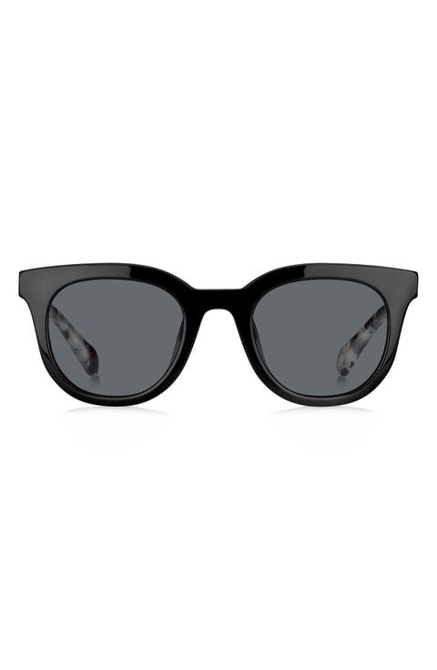 48mm Round Sunglasses