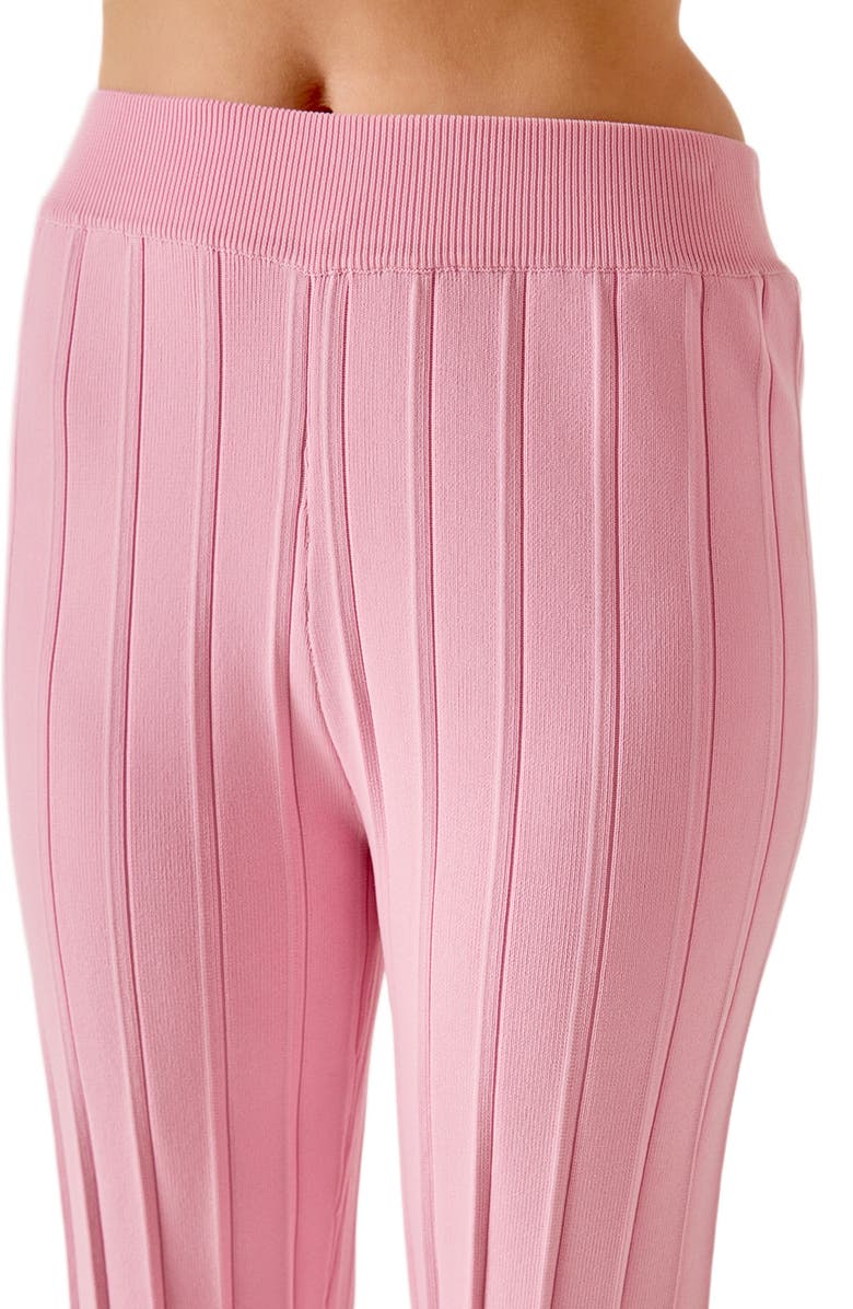 MARSY Rib Sweater Pants, Alternate, color, Pink