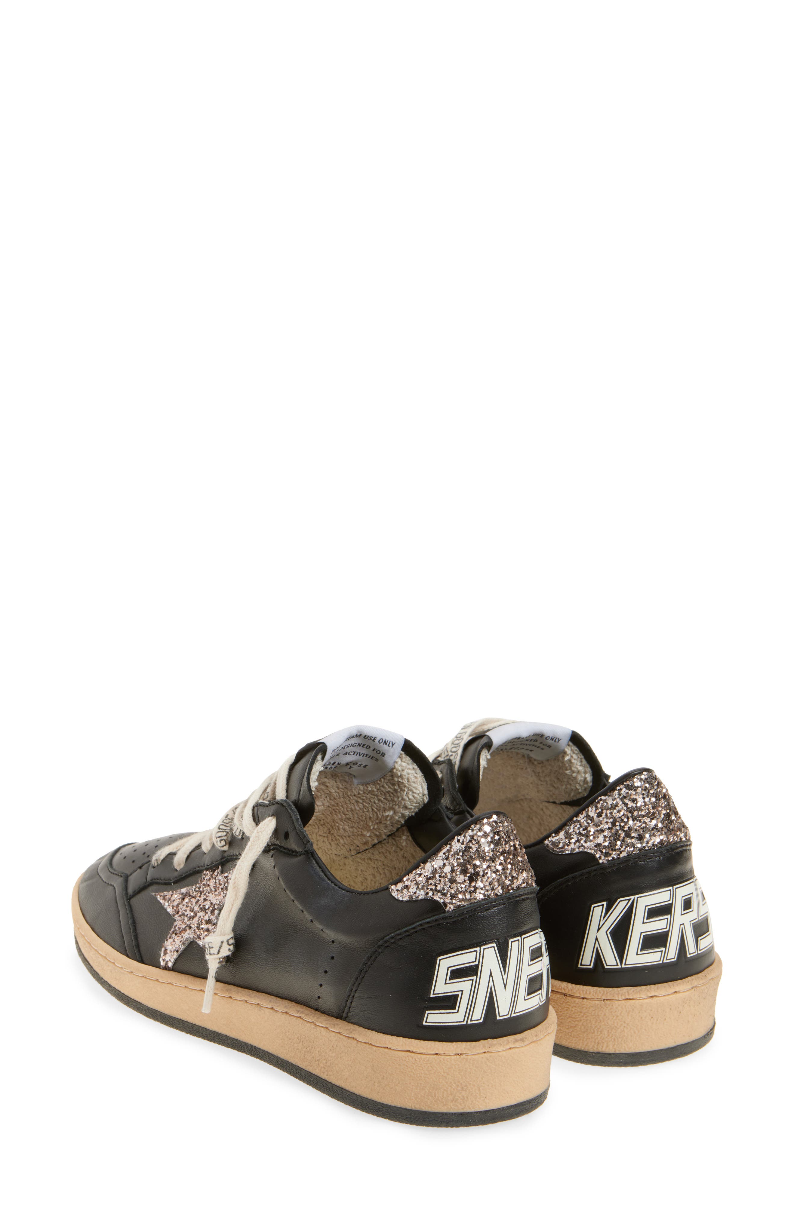 Golden Goose Ball Star Low Top Sneaker, Alternate, color, Black/ Cinder