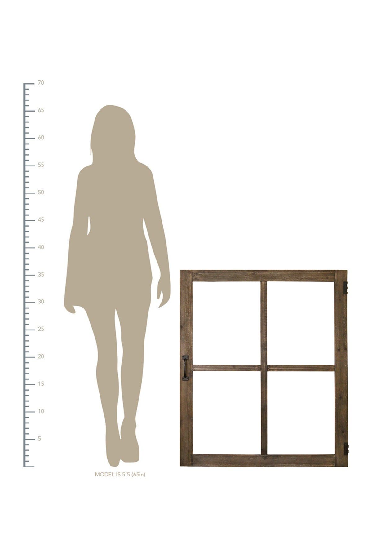 STRATTON HOME DECOR Wood Windowpane Wall Decor | Nordstromrack