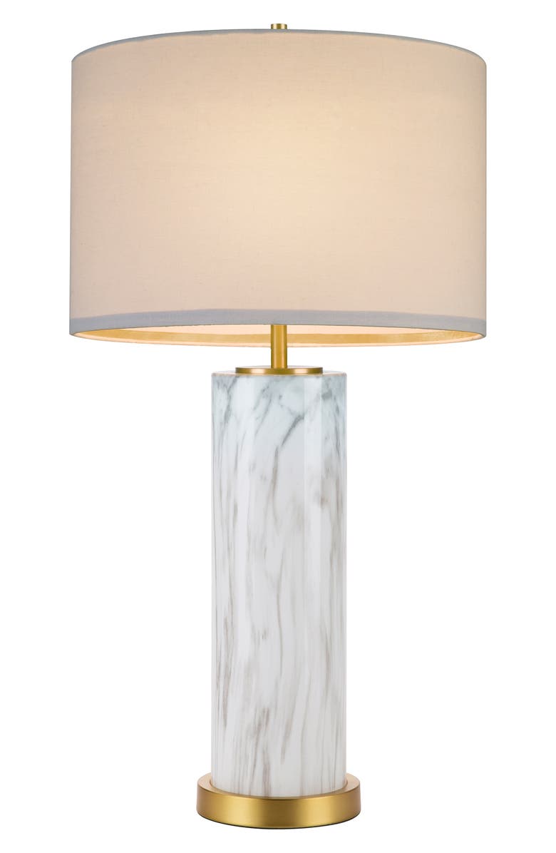 cupcakes and cashmere Marble Column Table Lamp, Main, color, 