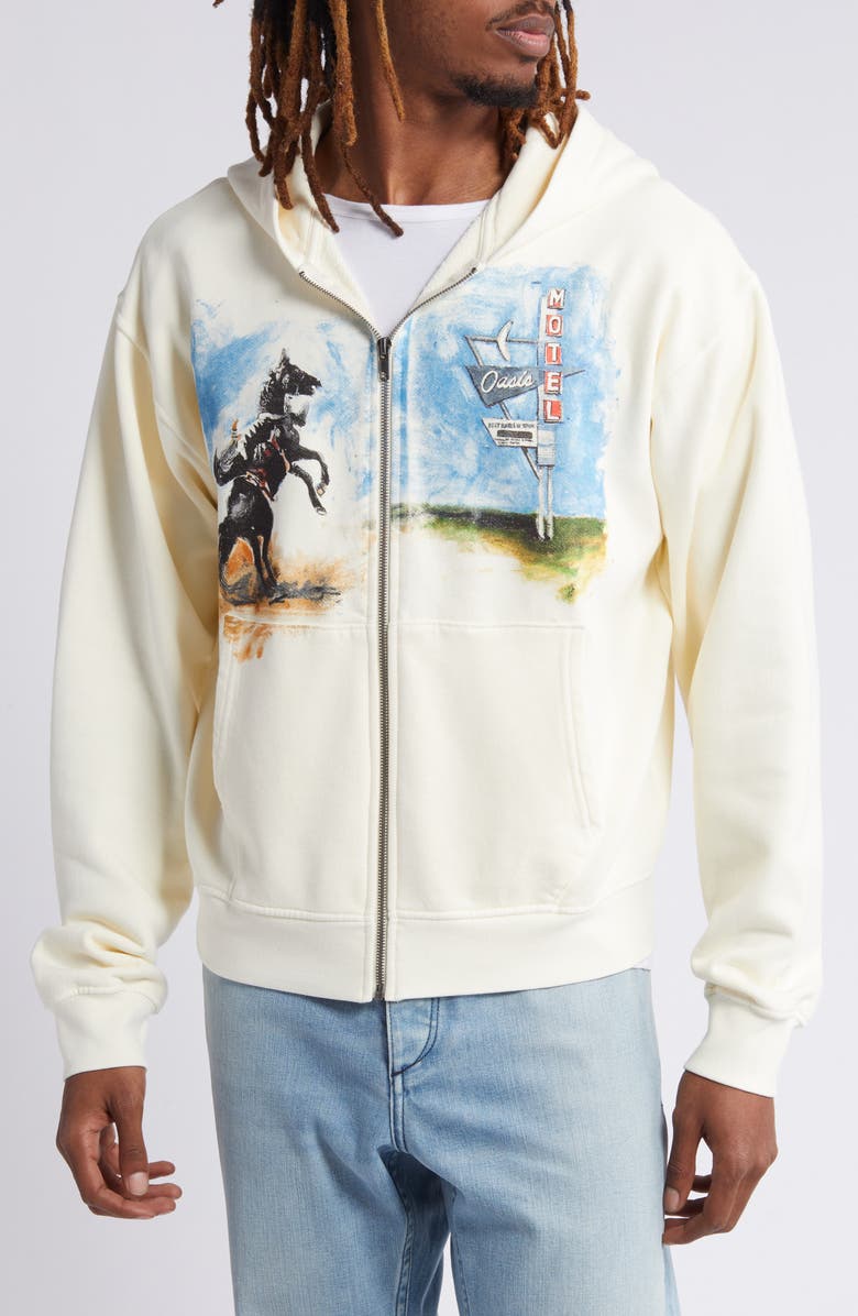 ONE OF THESE DAYS As Time Goes By Graphic Zip Hoodie, Alternate, color,