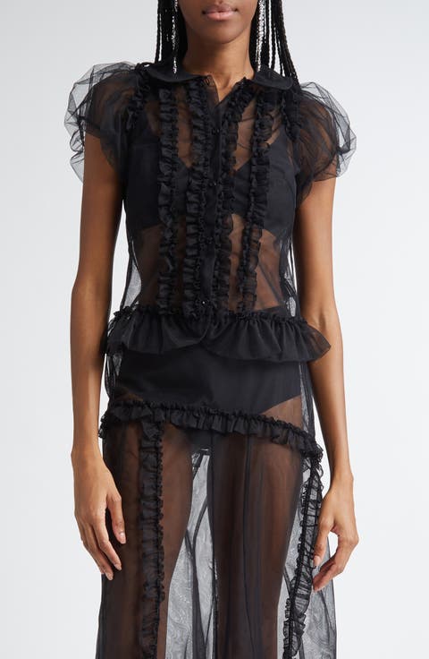 Women's Tulle Tops | Nordstrom Women's Tulle Tops | Nordstrom