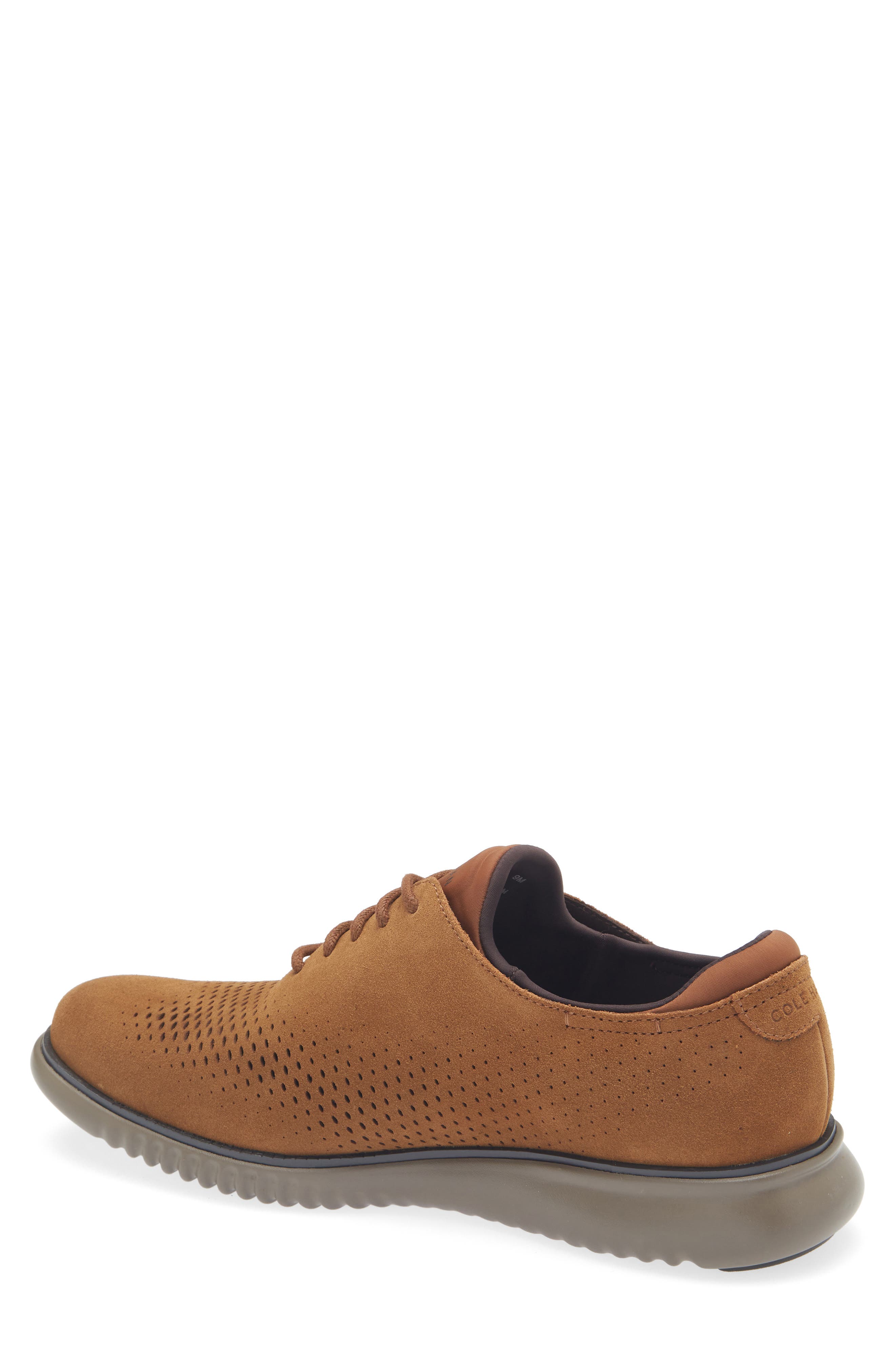 Cole Haan 2.ZeroGrand Oxford, Alternate, color, Spiced Brown Suede/ Raven