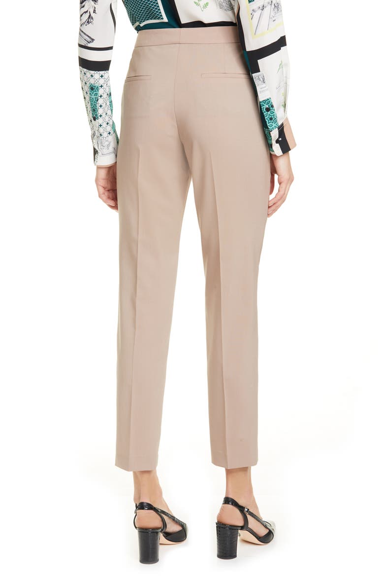Clive Ankle Stretch Wool Trousers, Alternate, color, CINNAMON