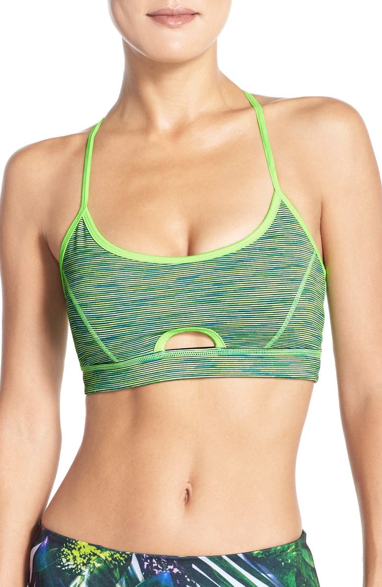 Zella 'Sundown' T-Back Sports Bra, Main, color,
