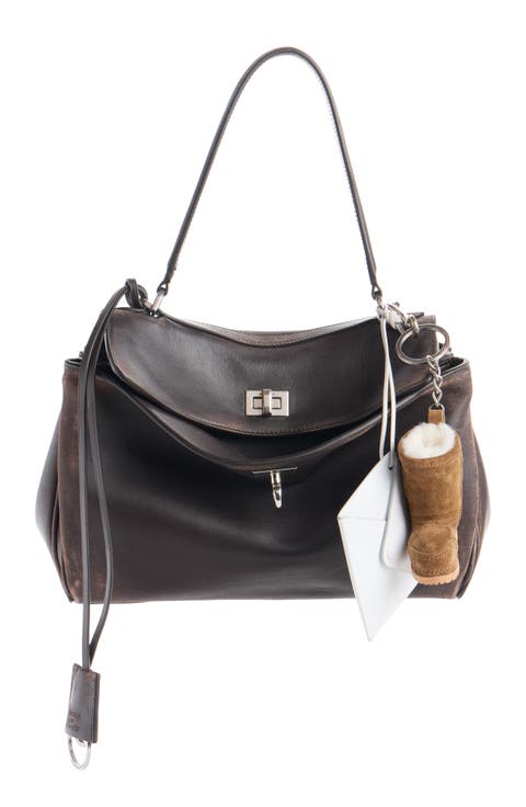 Small Rodeo Leather Top Handle Bag