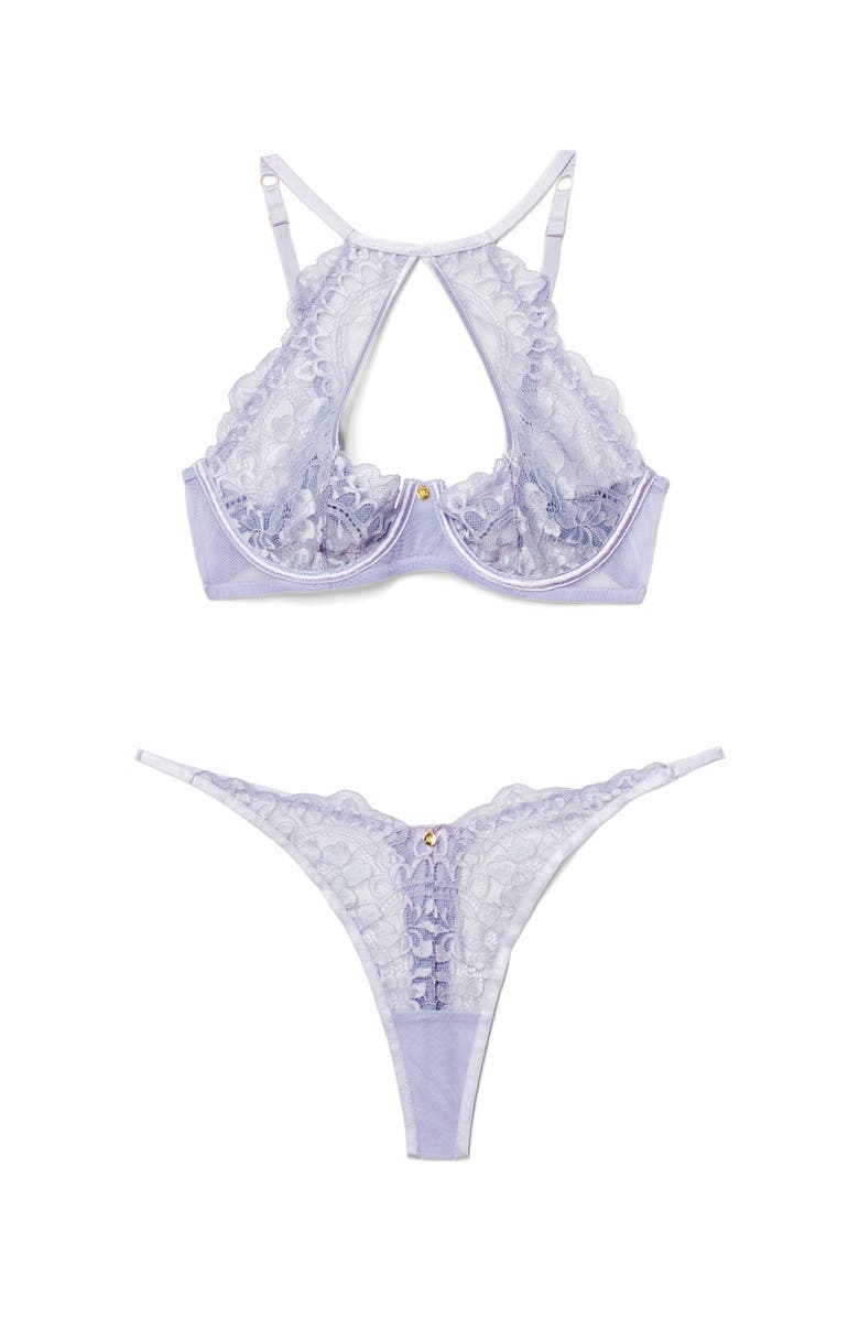 Adore Me Talulah Unlined Balconette Bra, Alternate, color, Medium Purple
