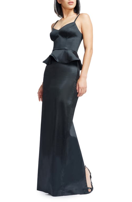 DRESS THE POPULATION DRESS THE POPULATION AKIAH SATIN GOWN
