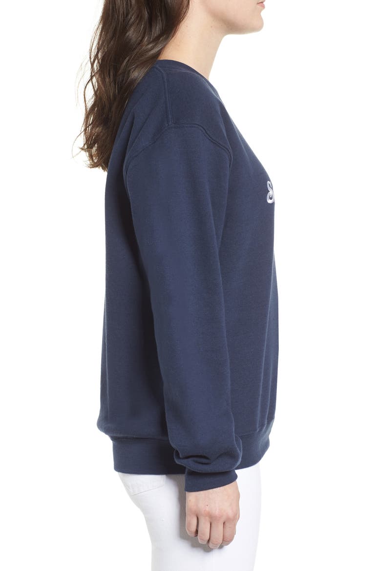 Santa Baby Willow Sweatshirt, Alternate, color, NAVY