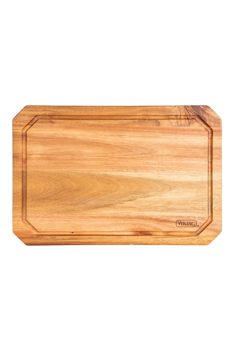 Acacia Wood Carving Board with Juice Groove, Main, color, NO COLOR