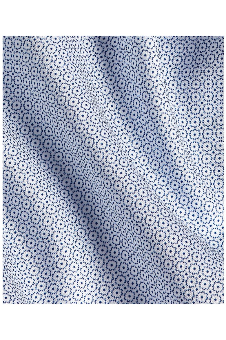 Regular Fit Micro Geometric Print Dress Shirt, Alternate, color, WHITE/ NAVY