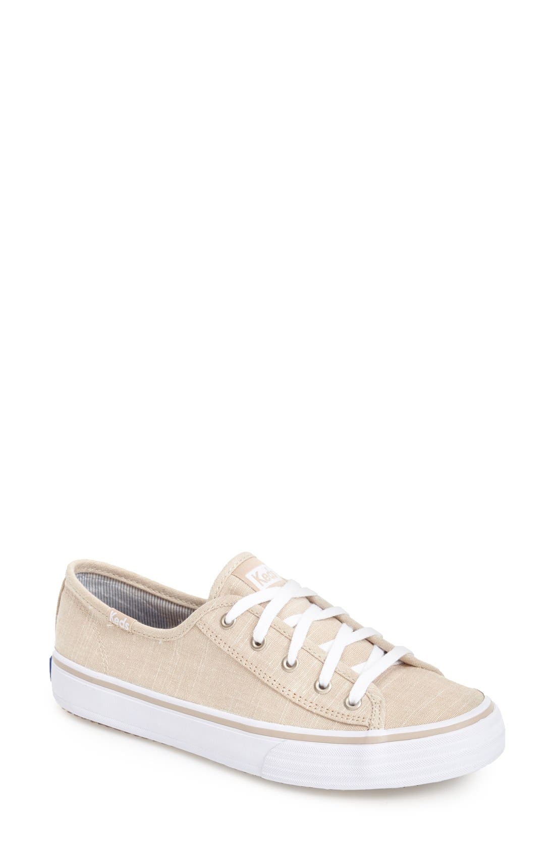 'Double Up - Linen' Sneaker, Main, color, NATURAL