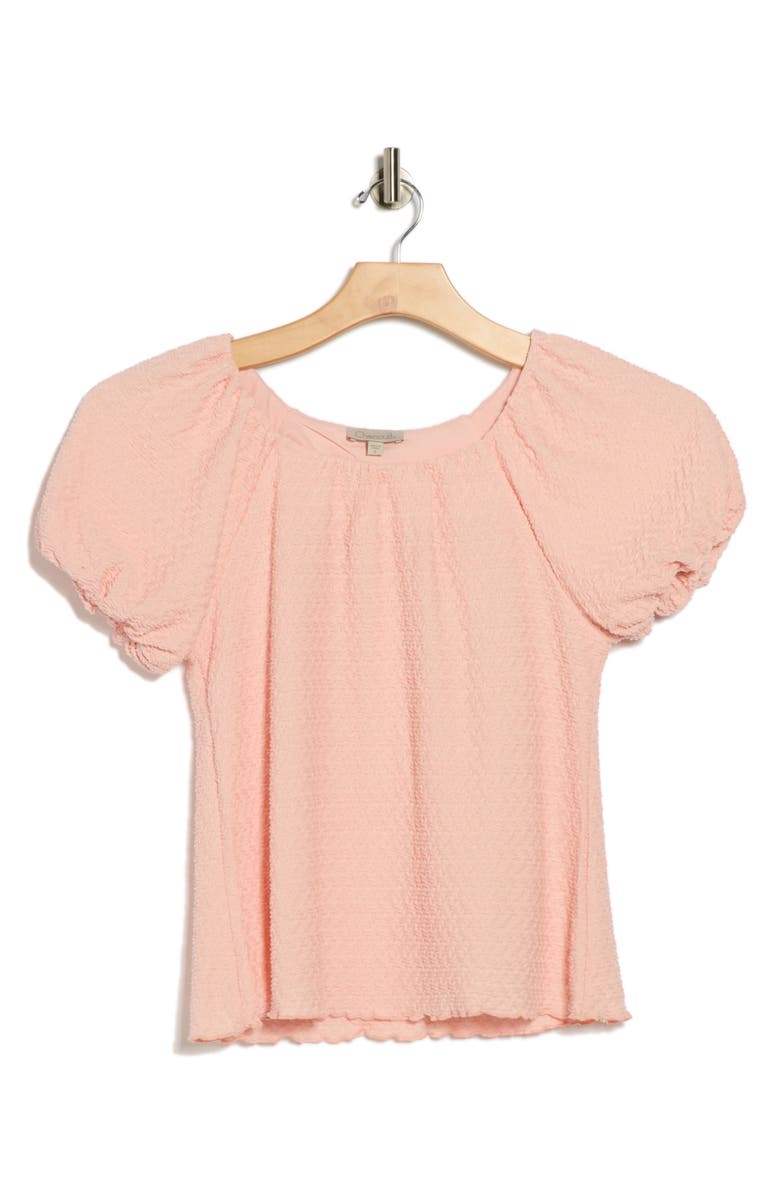 CHENAULT Bubble Sleeve Knit Top, Alternate, color, Pink