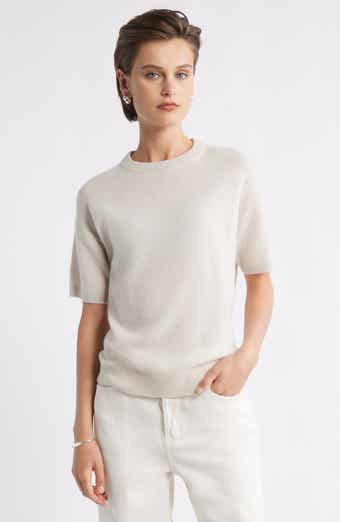 Nordstrom Short Sleeve Cashmere Sweater