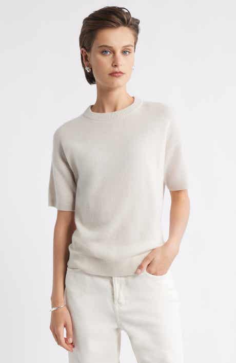 Nordstrom Short Sleeve Cashmere Sweater