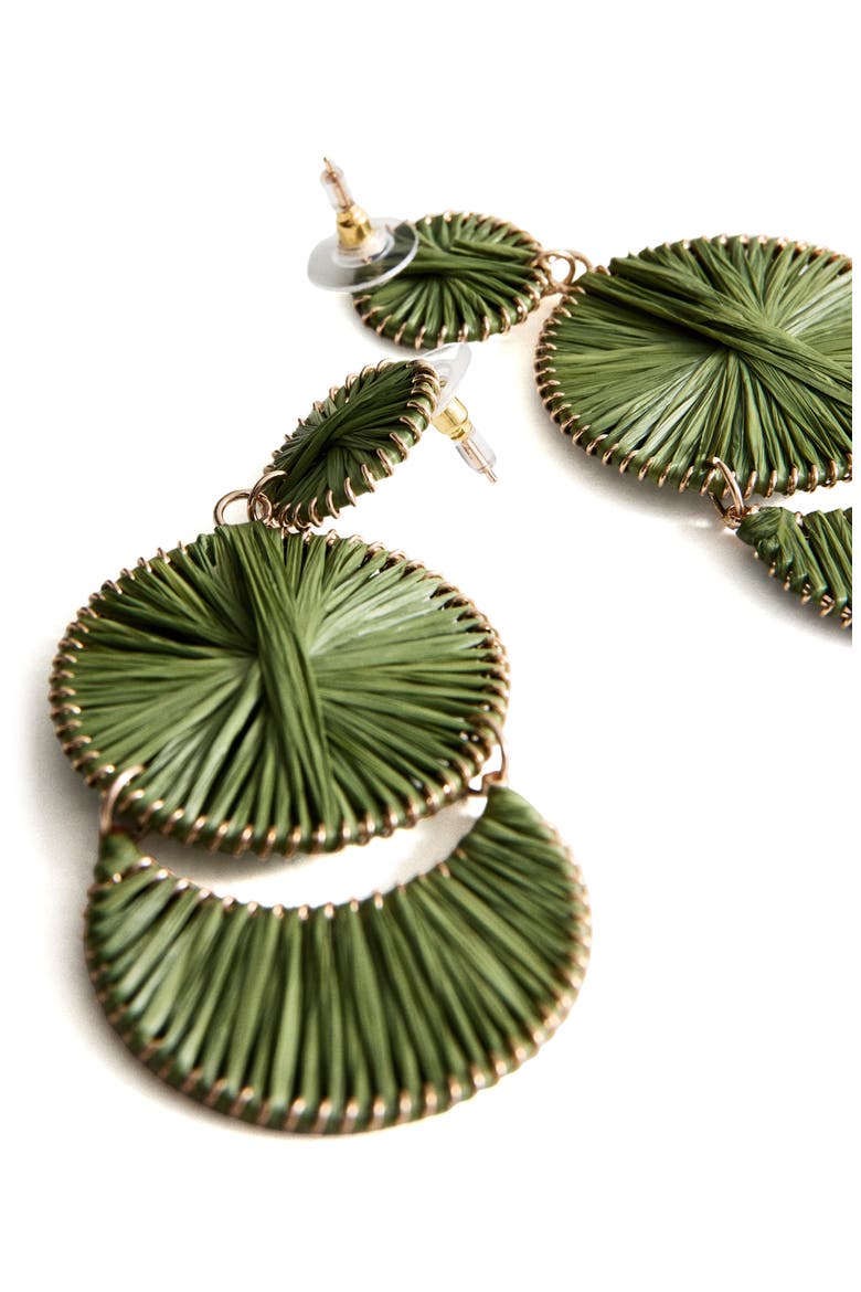 Long Drop Earrings, Alternate, color, PASTEL GREEN