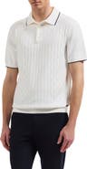 Bugatchi Argyle Short Sleeve Polo Sweater