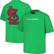 PLEASURES Men's PLEASURES  Green St. Louis Cardinals Ballpark T-Shirt