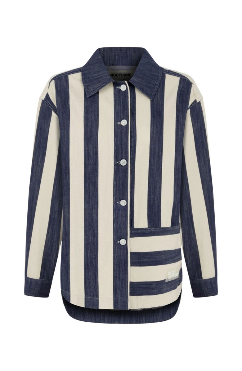 Nocturne Striped Jacket, Alternate, color, 
