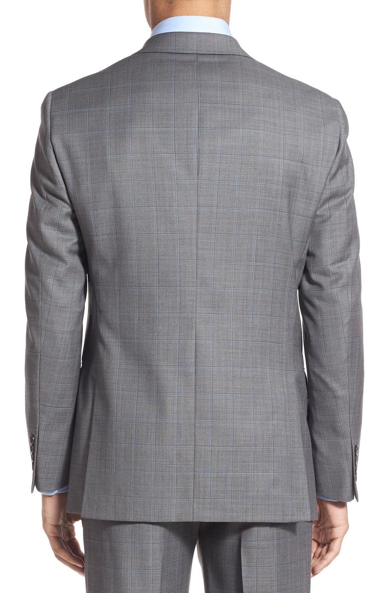 Hart Schaffner Marx Classic Fit Plaid Wool Suit, Alternate, color, 