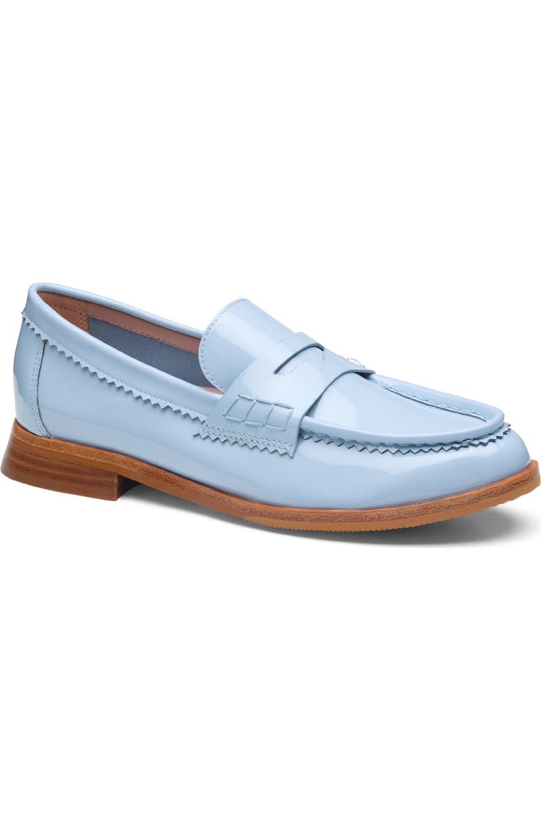 Johnston & Murphy Gillian Patent Leather Penny Loafer, Main, color,