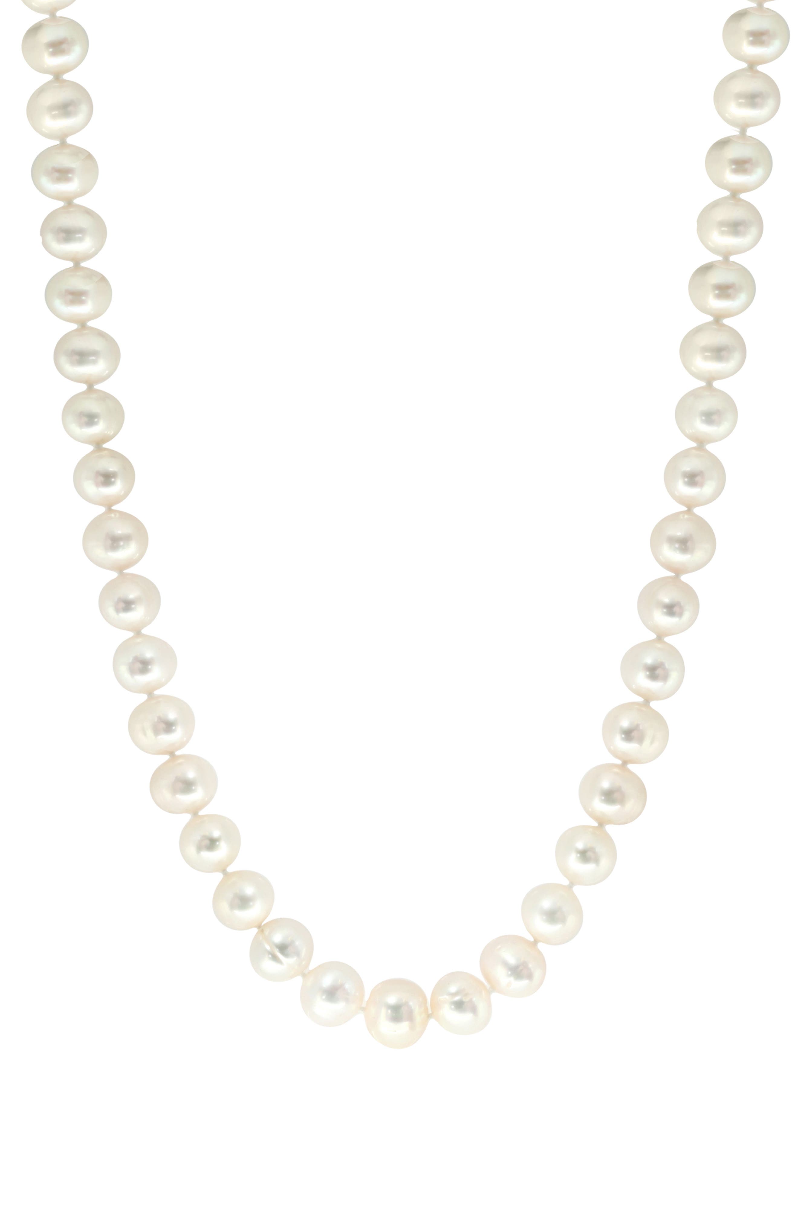 EFFY Sterling Silver 10mm Freshwater Pearl Necklace