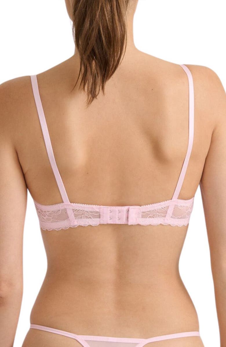Kat The Label Maverick Lace Underwire Bra, Alternate, color, Baby Pink