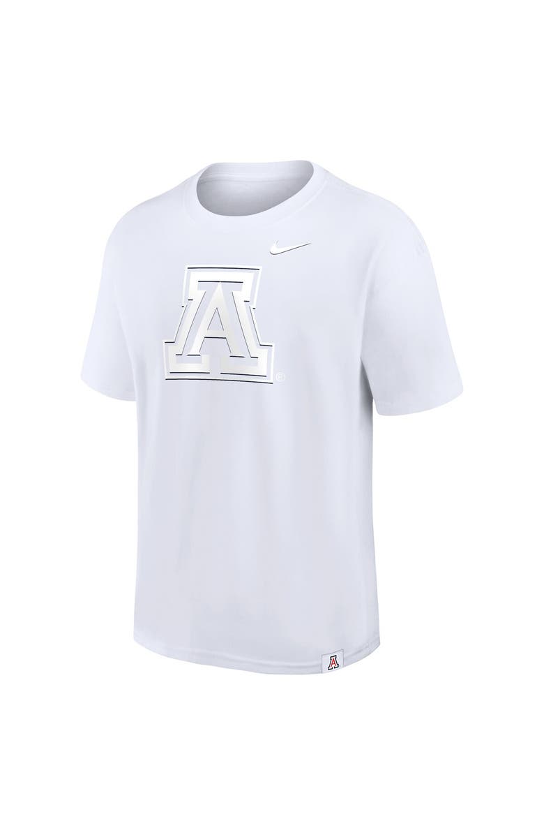 Nike Men's Nike White Arizona Wildcats 2-Hit Statement Max90 T-Shirt, Alternate, color, White
