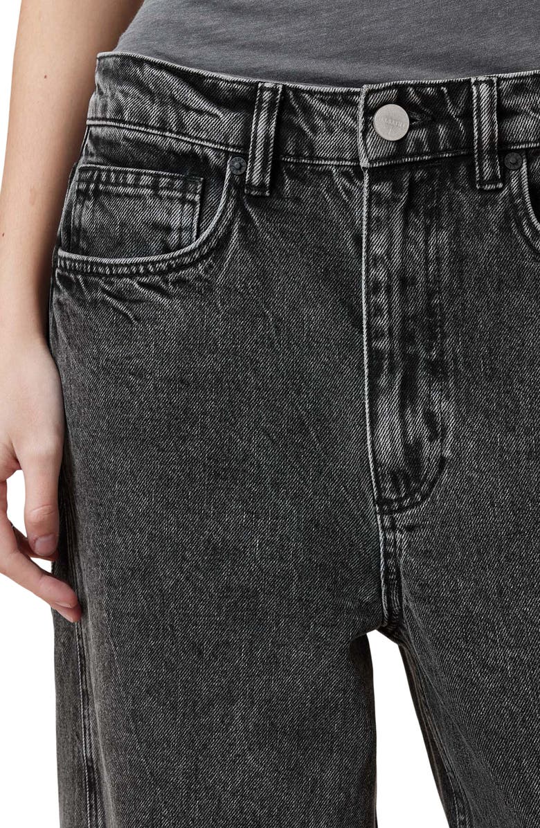 AllSaints Fox Fray Hem Wide Leg Jeans, Alternate, color, 