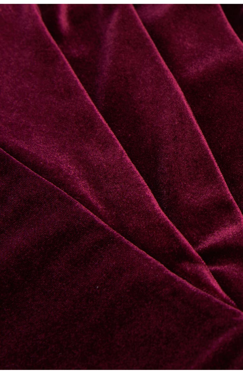 Theia Anita Off the Shoulder Long Sleeve Gown, Alternate, color, 