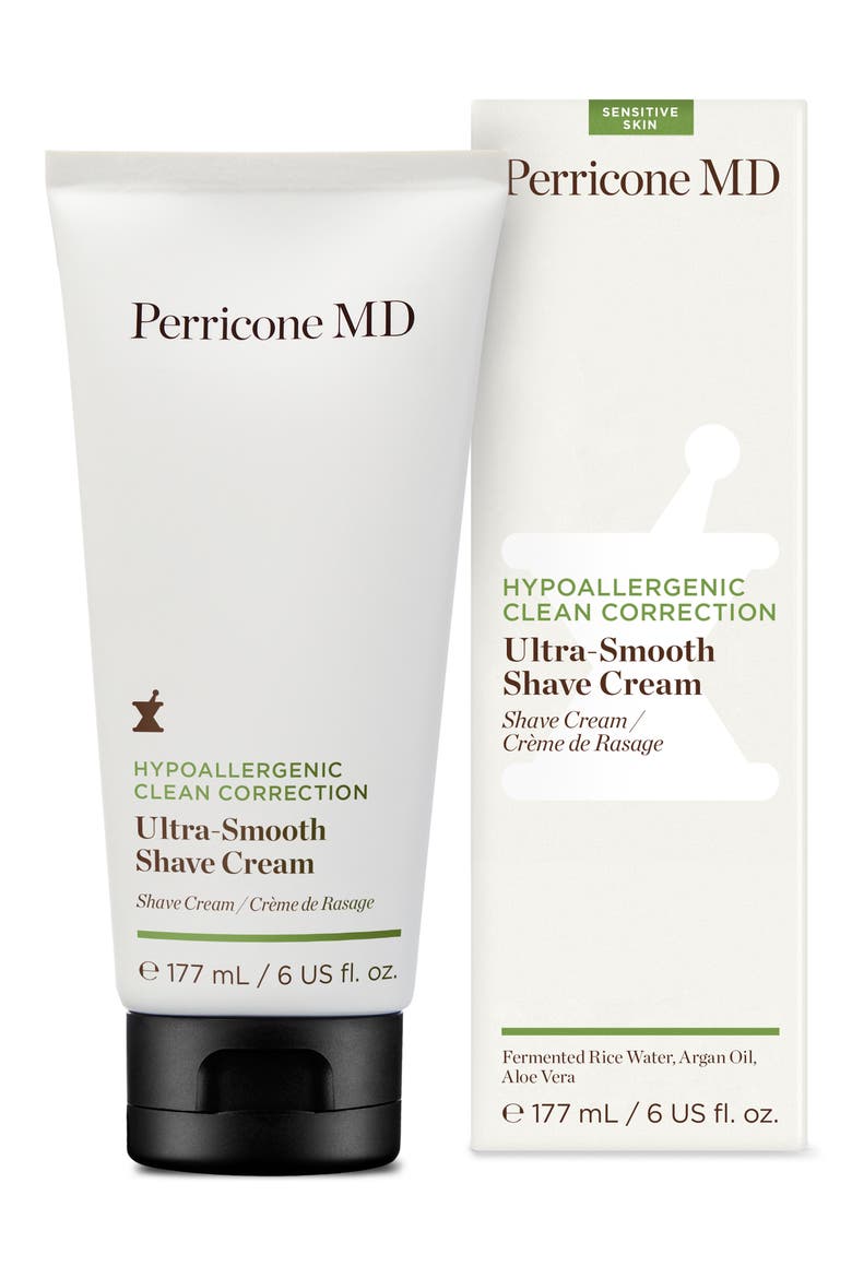 Hypoallergenic Clean Correction Ultra-Smooth Shave Cream, Main, color, NO COLOR