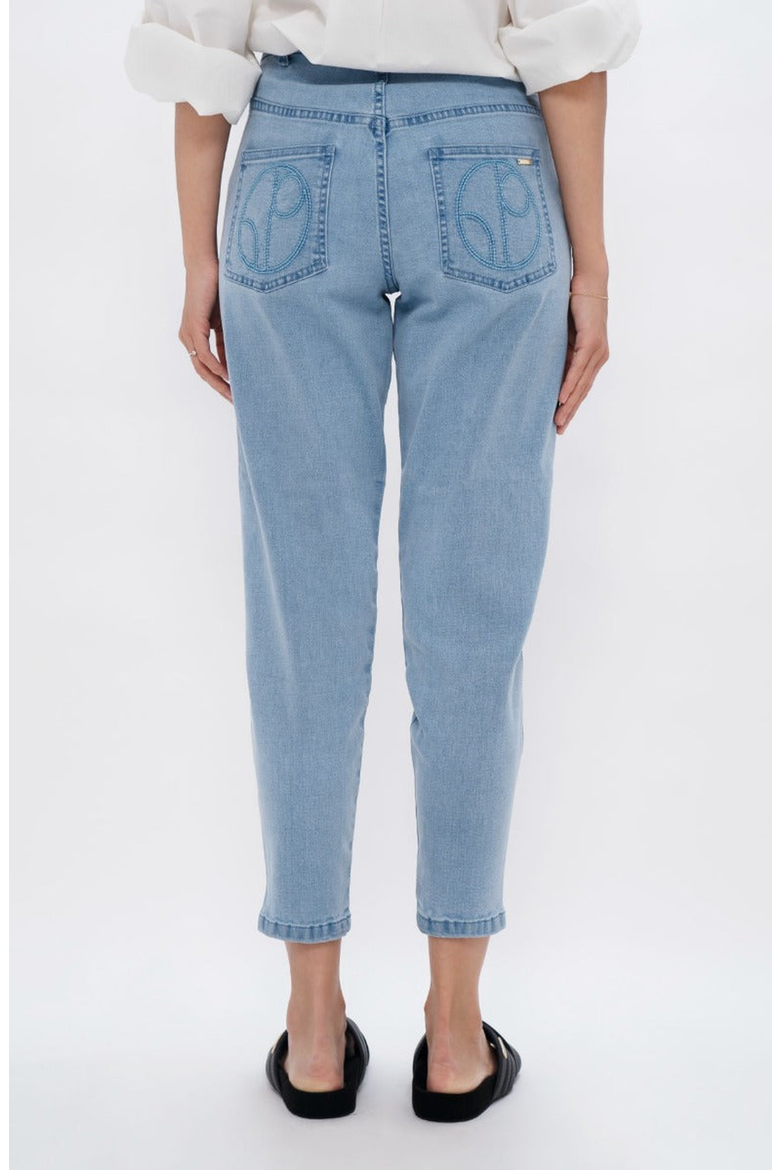California Barrel Jeans, Alternate, color, Sky