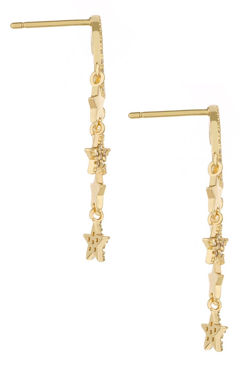 Ettika Star & Moon Crystal Drop Earrings, Alternate, color,