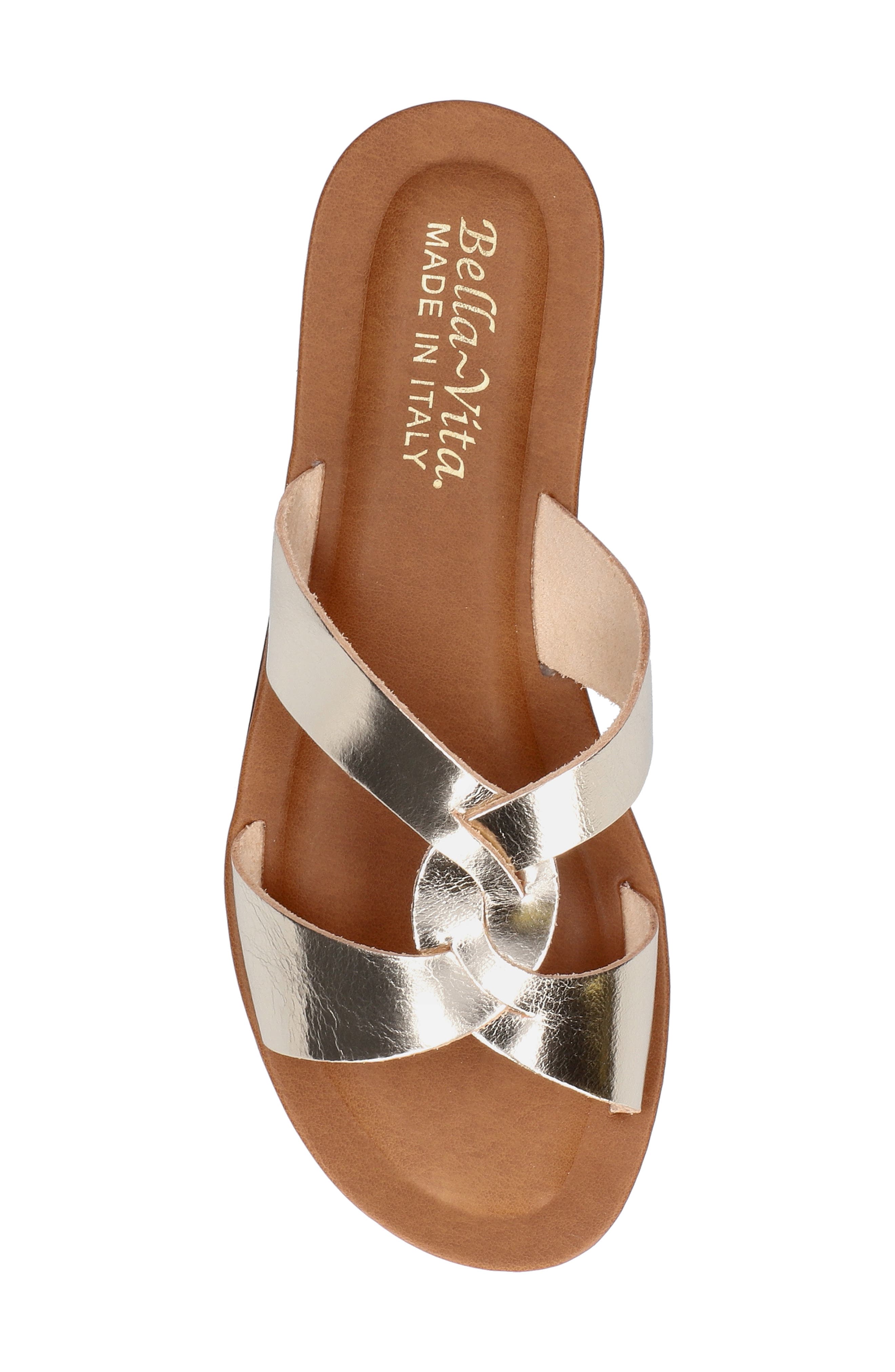 Bella Vita Slide Sandal, Alternate, color, Champagne