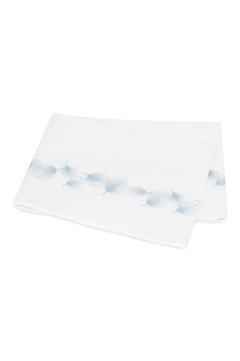 Feather Flat Sheet, Main, color, BLUE