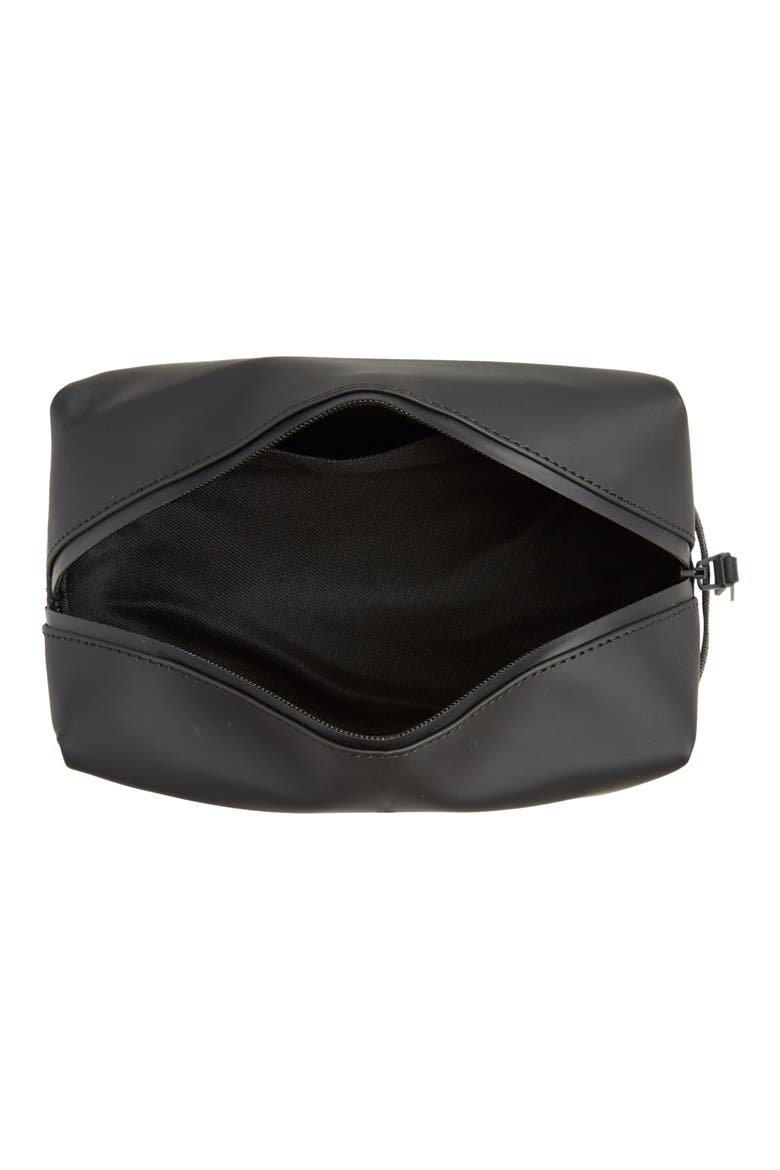 Small Waterproof Toiletry Bag, Alternate, color, BLACK