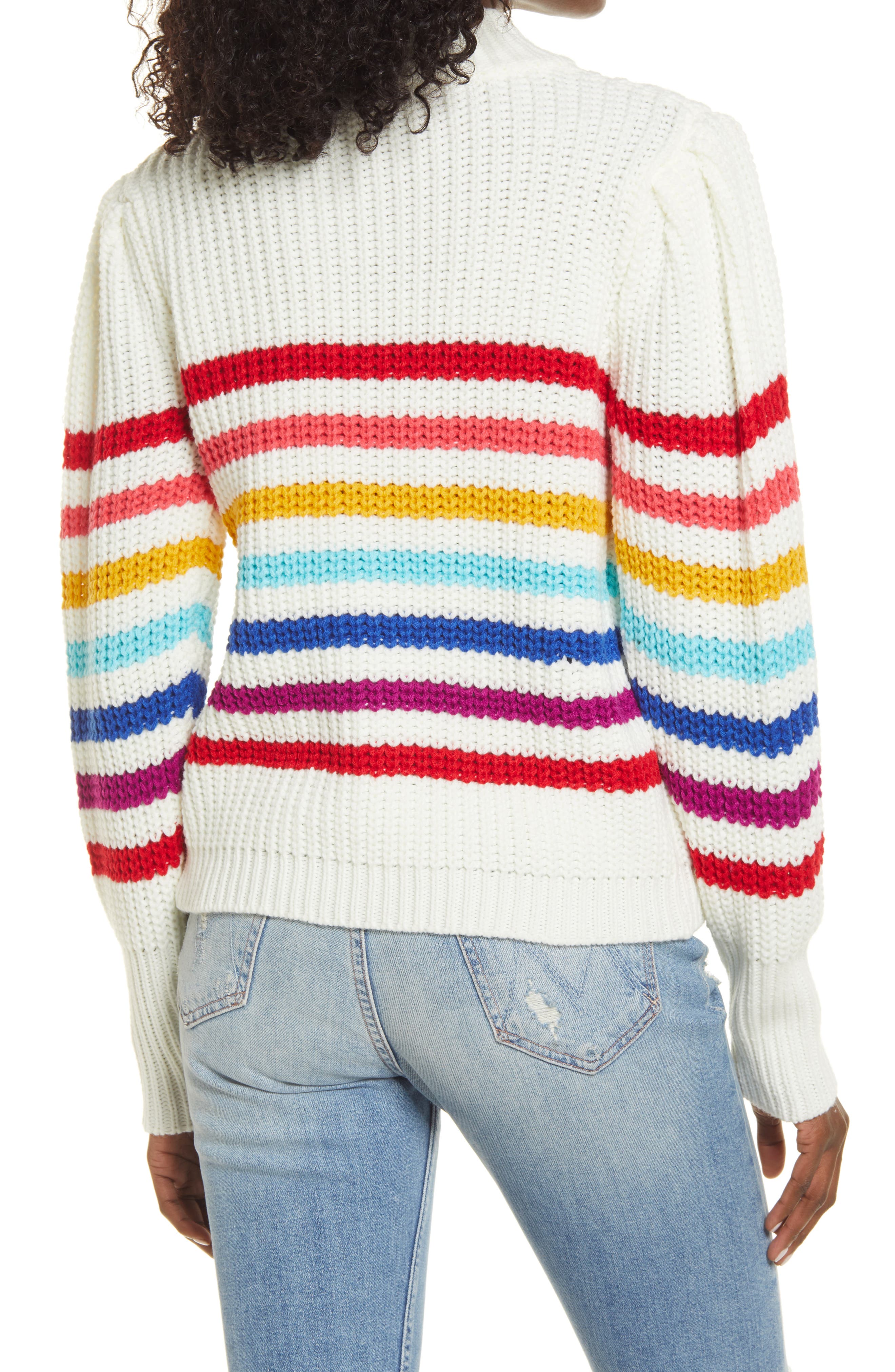 Rainbow Stripe Sweater - image 2