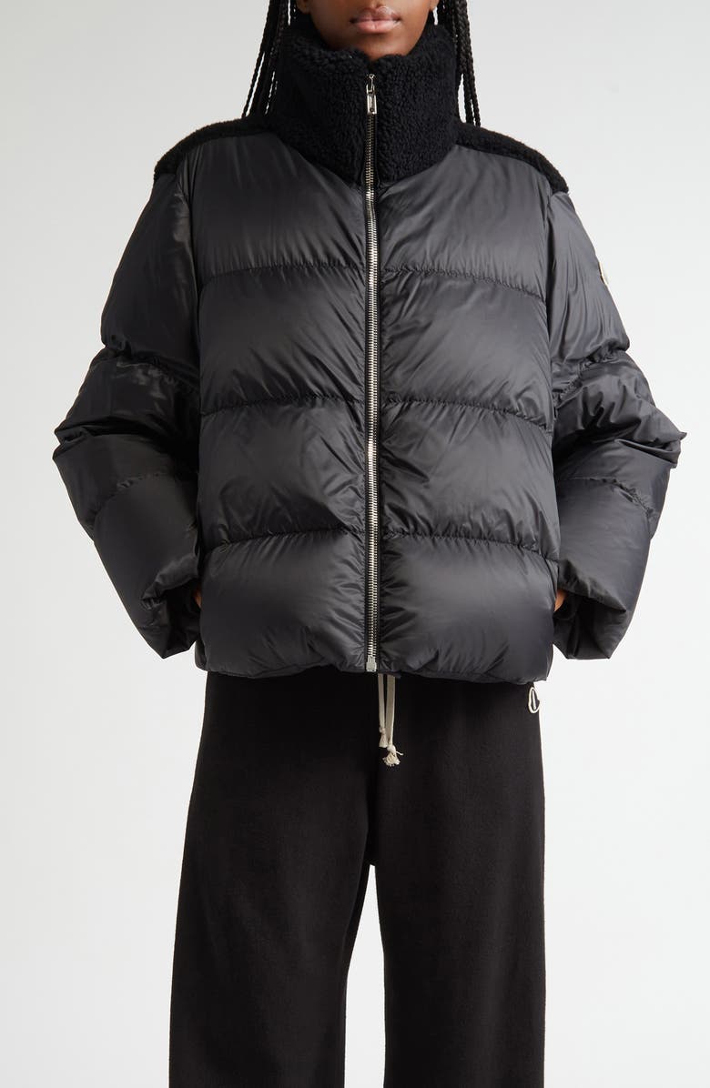 Rick Owens モンクレール　ダウン Rick Owens x Moncler Genius Padded Gimp Jacket in Black Rick Owens